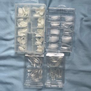 Four boxes nail tips, new